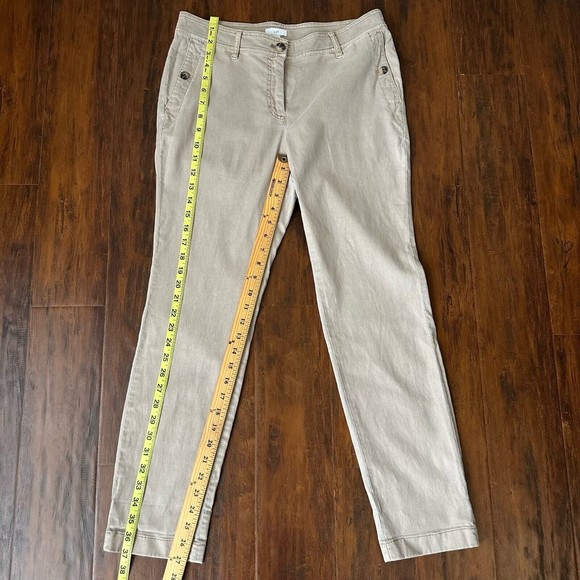 NWT J. Jill Casual Skinny Pants in Light Khaki Sz 10P W6928 - Picture 11 of 11